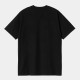 CARHARTT S/S AMOUR POCKET T-SHIRT COTTON SINGLE JERSEY BLACK/WHITE