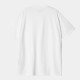 CARHARTT S/S AMOUR POCKET T-SHIRT COTTON SINGLE JERSEY WHITE/BLACK