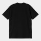 CARHARTT S/S PRESS SCRIPT T-SHIRT ORGANIC COTTON SINGLE BLACK