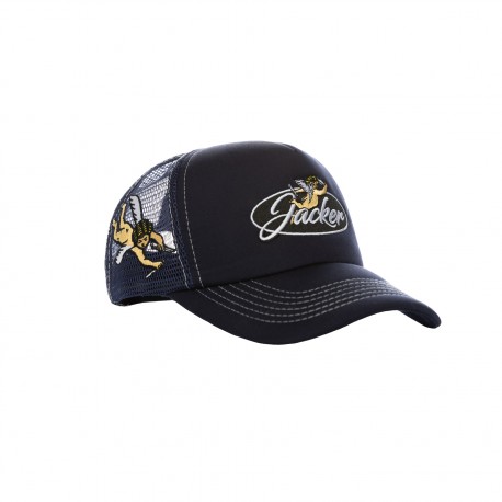 JACKER ANGELS TRUCKER CAP BLACK