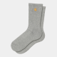 CARHARTT CHASE SOCKS COTTON POLYESTER LYCRA  GREY HEATHER