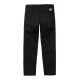 CARHARTT MASTER PANT 65/35 % POLYESTER/COTTON BLACK RINSED