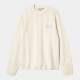 CARHARTT SIGNATURE SWEATER 80/20% LAMBSWOOL/NYLON NATURAL/ DUSTY ICE