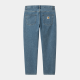 CARHARTT NEWEL PANT 100 % COTTON BLUE STONE BLEACHED NO LENGHT