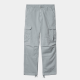 CARHARTT REGULAR CARGO PANT 100% ORGANIC COTTON DOVE GREY GARMENT DYED L32