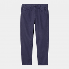 CARHARTT NEWEL PANT 100 % COTTON AURA STONE DYED NO LENGHT