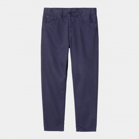 CARHARTT NEWEL PANT 100 % COTTON AURA STONE DYED NO LENGHT