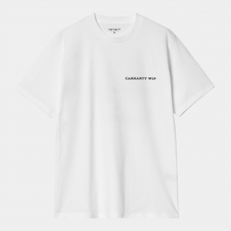 CARHARTT S/SHOME STATE T-SHIRT100% ORGANIC COTTON WHITE