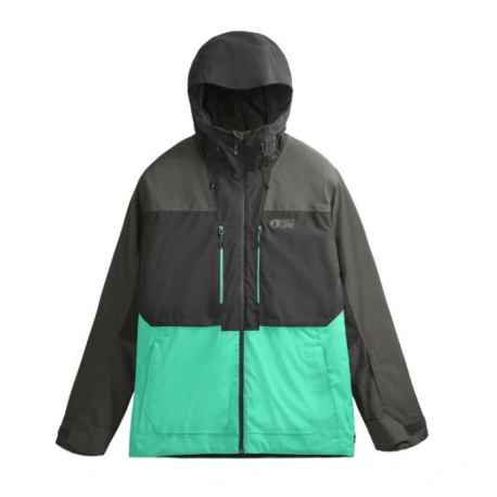 PICTURE OBJECT JACKET SPECTRA GREEN BLACK