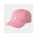 CARHARTT MADISON LOGO CAP 100 % COTTON DUSTY ROSE /WAX