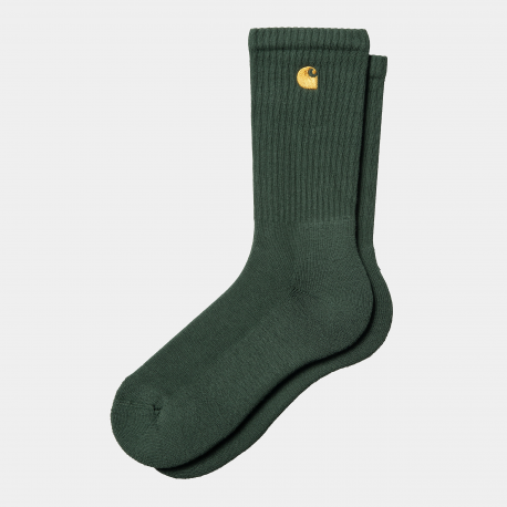 CARHARTT CHASE SOCKS COTTON POLYESTER SYCAMORE TREE/GOLD