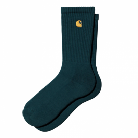 CARHARTT CHASE SOCKS COTTON POLYESTER DUCK BLUE/GOLD