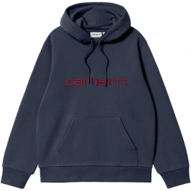 CARHARTT SWEAT 58/42% COTTON/POLYESTER ASH AIR FORCE BLUE MALBEC