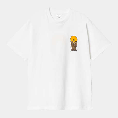 CARHARTT S/S SUMIMASEN T-SHIRT 100% ORGANIC COTTON WHITE