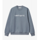 CARHARTT SWEAT  58/42% COTTON/POLYESTER DOVE GREY/WAX