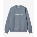 CARHARTT SWEAT  58/42% COTTON/POLYESTER DOVE GREY/WAX