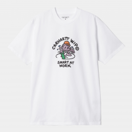 CARHARTT S/S SMART T-SHIRT 100% ORGANIC COTTON WHITE