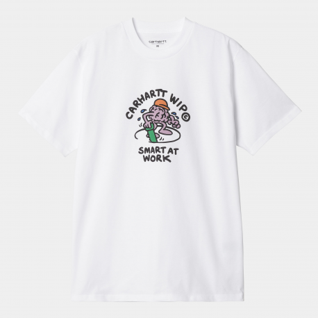 CARHARTT S/S SMART T-SHIRT 100% ORGANIC COTTON WHITE