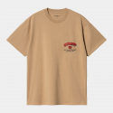 CARHARTT S/S SUPER TIED T-SHIRT 100% COTTON PEANUT