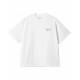 CARHARTT S/S SIGNATURE SCRIPT T-SHIRT 100% OARGANIC COTTON WHITE/DUSTY ICE