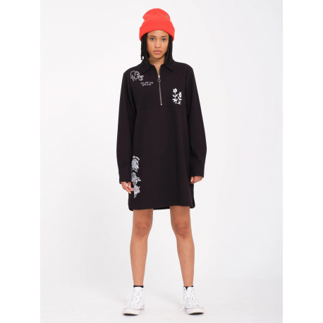  VOLCOM FA KEUTCHI DRESS BLACK