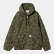 CARHARTT DUCK ACTIVE JACKET 100% ORAGANIC COTTON CAMO DUCK GREEN/OFFICE GREEN GARMENT DYED