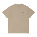 CARHARTT S/S SCRIPT EMBROIDERY T-SHIRT 100% COTTON WALL/BLACK