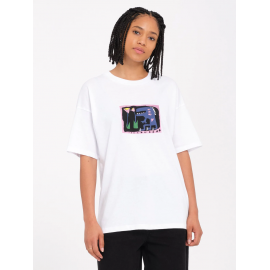 VOLCOM RIDE THE TEE WHITE