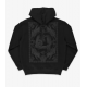 RVCA CHEFS KISS HOODIE BLK