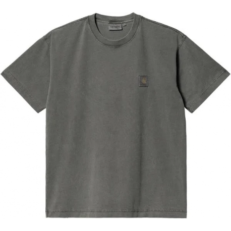 CARHARTT S/S VISTA T-SHIRT 100% COTTON GRAPHITE GAEMENT DYED