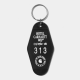 CARHARTT HOTEL KEYS KEYCHAIN 100% PLASTIC BLACK/WHITE