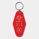 CARHARTT HOTEL KEYS KEYCHAIN 100% PLASTIC SCARLET / WINTER SPICE