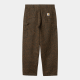 CARHARTT OG SINGLE KNEE PANT 100% COTTON CAMO LEO TAMARIND/TAMARIND GARMENT DYED