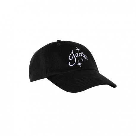 JACKER VACATION CORDUROY CAP BLACK