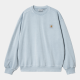 CARHARTT HOODED VISTA SWEAT 100% COTTON DUSTY ICE GARMENT DYED