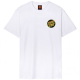 SANTA CRUZ TEE KENDALL WOLF DOT WHITE