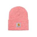 CARHARTT ACRYLIC WATCH HAT 100% ACRYLIC DUSTY ROSE HEATHER