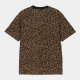 CARHARTT W' S/S LEO POCKET T-SHIRT 100% ORGANIC COTTON CAMO LEO TAMARIND GARMENT DYED