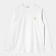 CARHARTT L/S CHASE T-SHIRT 100% COTTON PEANUT/GOLD