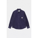 CARHARTT L/S FLINT SHIRT 100% COTTON AURA RINSED