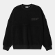 CARHARTT COORDINATE SWEAT 100% POLYESTER BLACK/GREY