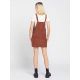 VOLCOM POWER CHORS DRESS CHESTNUT BROWN