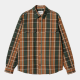 CARHARTT L/S HOBART SHIRT 100% COTTON HOBART CHECK SYCAMORE TREE