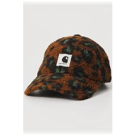 CARHARTT ORLA BUCKET HAT 100% POLYESTER CAMO LEO JACUARD TAMARIND