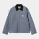 CARHARTT DETROIT JACKET 100% COTTON DOVE GREY/BLACK RIGID