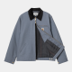 CARHARTT DETROIT JACKET 100% COTTON DOVE GREY/BLACK RIGID