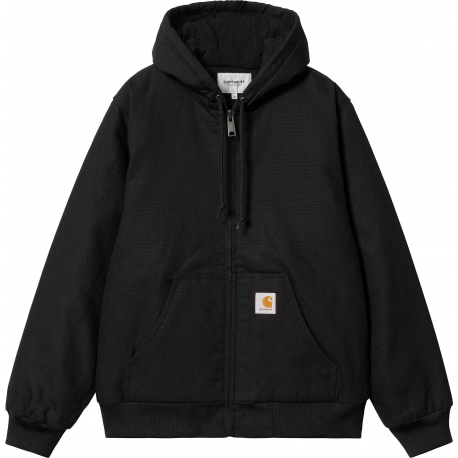 CARHARTT ACTIVE JACKET 100% COTTON BLACK RIGID