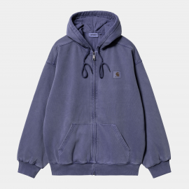 CARHARTT HOODED VISTA JACKET 100% COTTON AURA GARMENT DYED