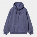 CARHARTT HOODED VISTA JACKET 100% COTTON AURA GARMENT DYED