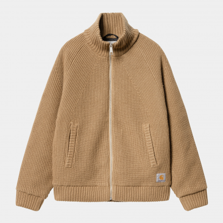 CARHARTT BANLEY SWEATER JACKET 70/30% POLYESTER / WOOL PEANUT